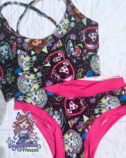 36C/XL Booty Brief Set