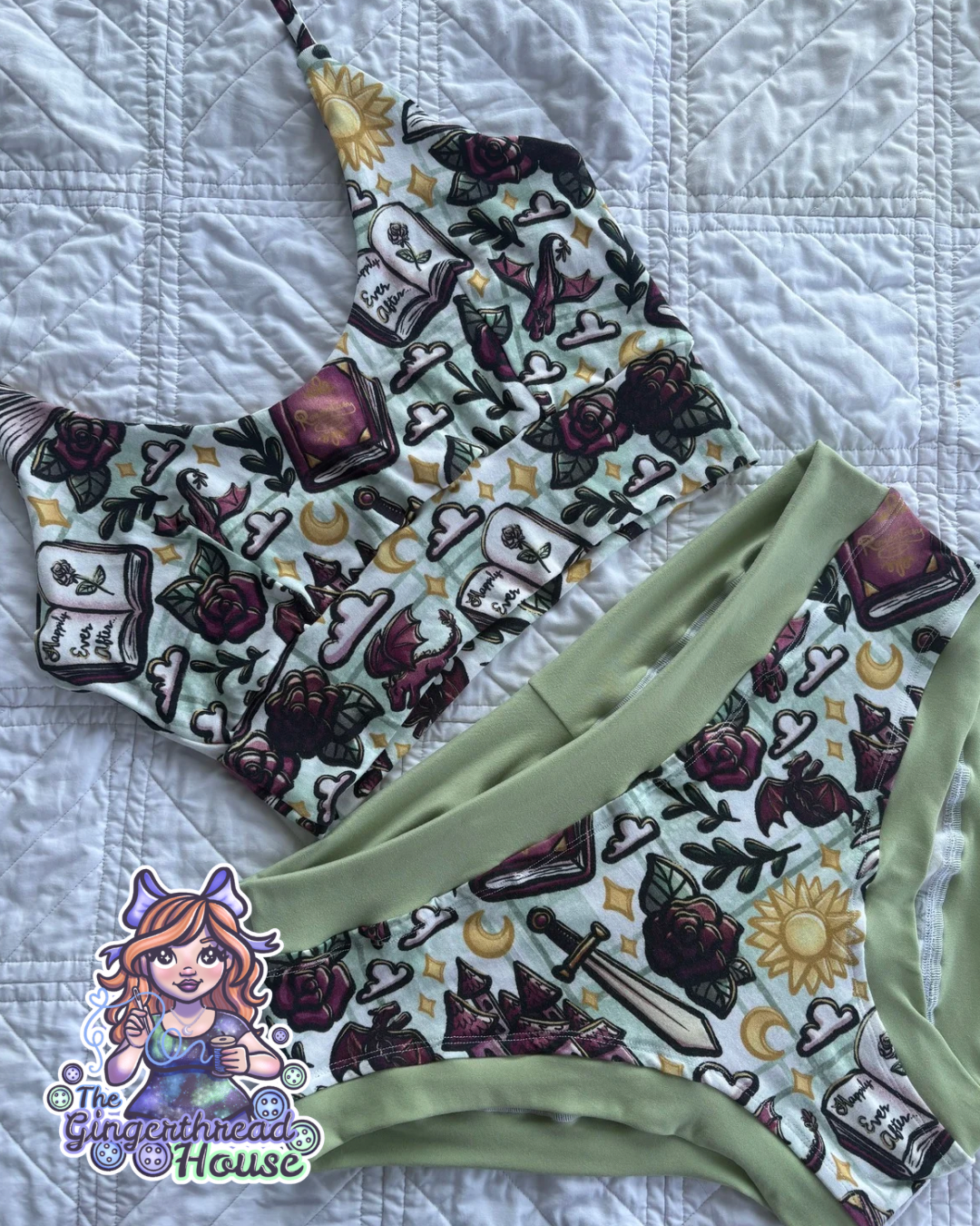 36H/2XL Booty Brief Set